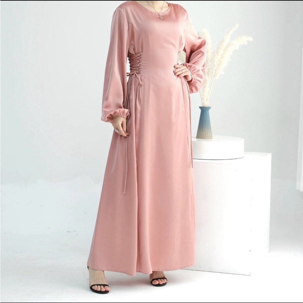 Elegant Pink Maxi Dress